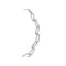 Koch Chain #1 Double Loop Carbon Steel 0.072" D X 20 ft. L Galvanized A15902 - alternate 1