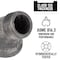 B & K Street Elbow 45 1/4" Blk 501537 - alternate 5