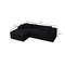 Homeroots 121" Black Corduroy Compression Foam Sofa 719550 - alternate 6