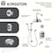 Kingston Brass Thermostatic Tub and Shower System, Brushed Nickel KSK36380AX - alternate 3