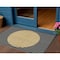 Homeroots 3' X 5' Black And Beige Striped Washable Indoor Outdoor Area Rug 597145 - alternate 1