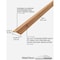 M-D Building Products Building Products 1-3/8'' X 36'' Oak Aluminum Metal Decor Carpet Trim with Screw Nails 40120 - alternate 3