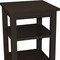 Homeroots 28" Brown Solid Wood Nightstand 548323 - alternate 4