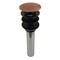 Kingston Brass Push Pop-Up Drain with Overflow, Antique Copper EV600AC - alternate 1