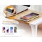 Bostitch Wooden Monitor Stand with Wireless Charging Pad STND-2408WH - alternate 11