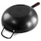 Spice By Tia Mowry 12in Carbon Steel Wok with Wooden Handle in Black 81294.01 - alternate 6