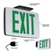 Compass Exit Sign, Black, 2 Face(s), LED, Universal Mount, Nickel Cadmium CCEDRE - alternate 5