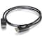 C2G 3FT/0.9M DISPLAYPORT CABLE M/M BLK 54400 - alternate 5