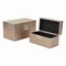 Homeroots Set of Two Gray Wood And Shagreen Box With Lid, 2PK 489357 - alternate 7