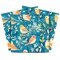 Homeroots 12" x 12" Blue And Yellow Vinyl Arabesque Peel And Stick Removable Tiles 571219 - alternate 1