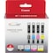Canon CLI-251 Original Inkjet Ink Cartridge, Value Pack, Black, Cyan, Magenta, Yellow, 4PK CLI251-BCMY - alternate 1