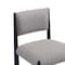 Manhattan Comfort Lennor Metal Boucle Side Chair in Mushroom - Set of 2 DC1502-3 - alternate 9