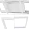 Jonathan Y Palco 39" Contemporary Minimalist Metal Adjustable Dimmable Geometric Integrated LED Flush Mount, Whi JYL7152B - alternate 11