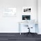 Luxor Porcelain Wall-Mounted Dry Erase Whiteboard, 36'' W x 24'' H DEWM001 - alternate 5
