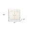 Homeroots 31in White Solid Wood Two Drawer Sideboard with Two Doors 389745 - alternate 7