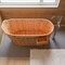 Alfi Brand ALFI brand AB1103 59" Free Standing Cedar Wood Bathtub W/ Bench AB1103 - alternate 12