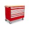 Tekton Rolling Tool Cabinet, 7 Drawer, Red, Steel, 48 in W x 27 in D x 41-1/2 in H OCL43200LWT - alternate 1