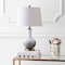 Jonathan Y Gradient 25" Ceramic/Brass LED Table Lamp, White/Grey JYL3019B - alternate 8