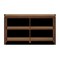 Homeroots Brown Solid Wood Double Bookcase 379940 - alternate 1