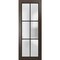 Sartodoors Slab Barn Door Panel Frosted Glass Planum 2122 28x80 Solid Core Modern Interior PLANUM2122S-CA-28 x 80 - alternate 1