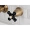 Kingston Brass Two-Handle Wall Mount Kitchen Faucet, Antique Brass KS1283PKX - alternate 5