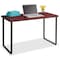 Safco Standing Desk Stand-Up Workstation, Laminated Wood, Cherry/Black 1943CYBL - alternate 1