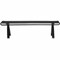 Universal Mesh Off-Desk Shelf, 26.13 x 7 x 7, Black UNV20009 - alternate 1