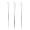 Smarty Had A Party Shiny Silver Moderno Disposable Plastic Dinner Knives (300 Knives), 300PK 9330-SKN-CASE - alternate 10