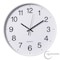 Clockswise White 12-In Analog Clock - Silent, Non-Ticking for Wall Battery-Operated Perfect for Home QI004744.WT.12 - alternate 10