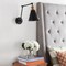 Jonathan Y Rover 7" Classic Industrial Metal Adjustable Arm LED Wall Sconce, Black/Brass Gold JYL7462A - alternate 8