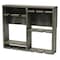 Homeroots 4" Gray Wood Entertainment Organizer 661176 - alternate 5