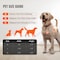 Vevor Dog Door for Sliding Glass Door75 7/8"-80 11/16" Adjustable Height Doggy Door , L-Size CWM03-L - alternate 7