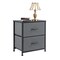 Homeroots 20" Gray Wood Accent Cabinet With Two Drawers 635733 - alternate 1