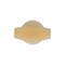 Auveco Weatherstrip Retainer; Head Size: 5mmx13mm, Stem Dia., 5.7mm, Stem L: 5mm, Yellow Nylon, 25PK 21980 - alternate 2
