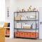 Factory 2U Wire Shelving Unit, 18inD x 41inW x 72inH, 4 Shelves, Commercial Duty, 800 lbs Per Shelf, Black 803977 - alternate 5