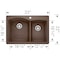 Blanco Diamond 1-3/4 Bowl Dual Deck, Cafe Brown 440213 - alternate 4
