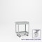 Pucel Tray Top Box Truck, 18 in W x 30 in D x 37 in H, 6 in Deep Box, Semi-Steel Casters, Red TT-1830-6S - alternate 1