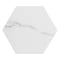 Andova Tiles Porlan 8-in. x 9-in. Hexagon Marble Look Matte Porcelain Wall & Floor Tile (9.9 Square Feet Per Box) ANDPOR1258 - alternate 9