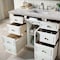 James Martin Vanities 48" S Vanity, Bright White w/Victorian Silver Top w/FreePower Wireless Charger 157-V48-BW-FVSL - alternate 7
