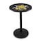 Holland Bar Stool Co 42" Blk Wrinkle Wichita State Pub Table, 36" dia. Top L214B4236WichSt - alternate 1