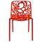 Leisuremod Modern Devon Aluminum Chair, Red DC23R - alternate 4