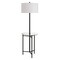 Jonathan Y Chuck 59 in. Modern Minimalist Metal and Tempered Glass LED 2-in-1 Space-Saving Tray Table and Floor JYL3059C - alternate 7