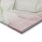 Homeroots 8' Runner Gray and Pink Abstract Washable Non Skid Indoor Outdoor Runner Rug 559362 - alternate 6
