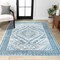 Jonathan Y Boho Cottage Medallion Blue/White 8 ft. x 10 ft. Area Rug MDP501C-8 - alternate 1