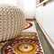 Jonathan Y Circus Medallion High-Low Red/Blue 2 ft. x 10 ft. Indoor/Outdoor Runner Rug AMC106A-210 - alternate 8