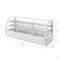 Koolmore 60 in. Countertop Bakery Display Refrigerator in White, 8 cu. ft. CDC-8C-WH - alternate 6