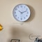 Clockswise Silver 12-In Analog Clock - Silent, Non-Ticking for Wall Battery-Operated Perfect for Home QI004744.SI.12 - alternate 9