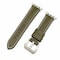 Elegani Nylon Band Compatible with Apple Watch 38mm, Green/White, Silver/Black/Rose Gold/Yellow Gold Buckle NLPAM-GRNWHT-38 - alternate 1