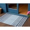 Homeroots 3' X 5' Blue Sky Blue And Ivory Geometric Washable Indoor Outdoor Area Rug 613825 - alternate 1