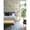 York Wallcoverings Dahlia Blooms Green and Beige Wallpaper GO8233 - alternate 5